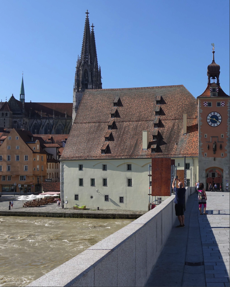 Überflutung der Donau in Regensburg (Bildrechte: Stefan Greiving)